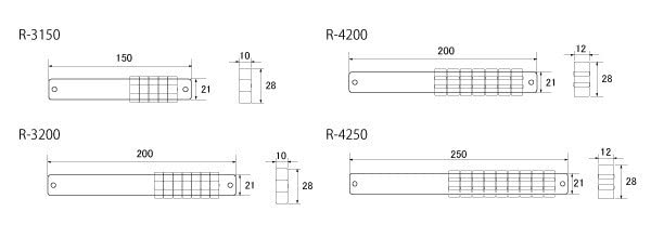 Top Kogyo Socket Rail 12.7mm Drive 250mm Length 9 Clips Japan-Made-Kiichin - The #1 Place for Japanese Goods in Your Hand!