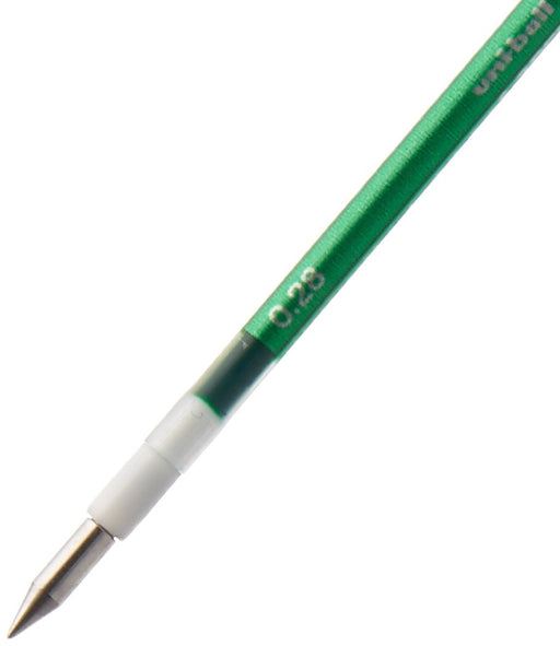 Mitsubishi Pencil Uni Gel Ballpoint Refill Style Fit 0.28mm Green Ink-Kiichin - The #1 Place for Japanese Goods in Your Hand!