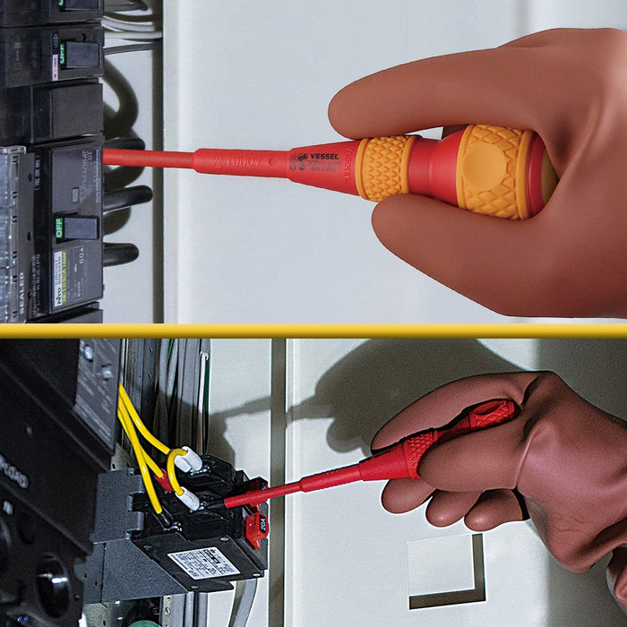 Vessel No.2005PBU Japan-Made Insulated Ball Grip Screwdriver Set of 5-Kiichin - The #1 Place for Japanese Goods in Your Hand!