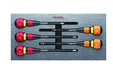 Vessel 5pc Set Ball Grip Ratchet Screwdriver in EVA Foam #1-Kiichin - The #1 Place for Japanese Goods in Your Hand!
