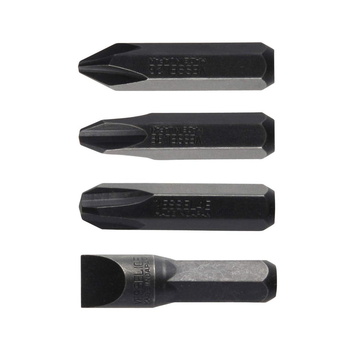 Vessel BS2500 Impact Driver Bit Set 4pcs-Kiichin - The #1 Place for Japanese Goods in Your Hand!
