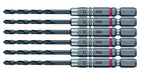Vessel AMD6P-3.3 Cushion Drill Set of 6 for Ironwork 3.3mm Metalwork Drill Bit - Red Ring-Kiichin - The #1 Place for Japanese Goods in Your Hand!