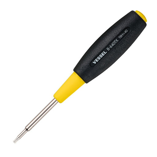 Vessel Cushion Grip T8H Torx Screwdriver with 40mm Tamper-Proof Feature-Kiichin - The #1 Place for Japanese Goods in Your Hand!