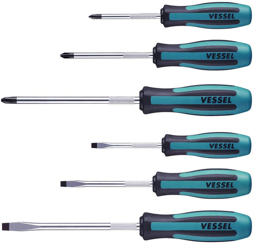 Vessel Megadora 6-Piece Screwdriver Set in Paper Box 9006Pb-Kiichin - The #1 Place for Japanese Goods in Your Hand!