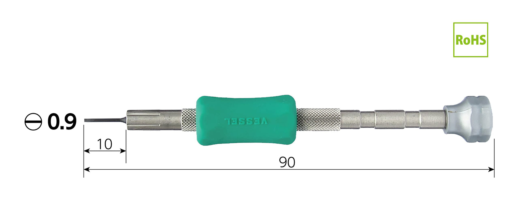 Vessel Precision TD-51 Screwdriver -0.9 Version by Vessel Brand-Kiichin - The #1 Place for Japanese Goods in Your Hand!