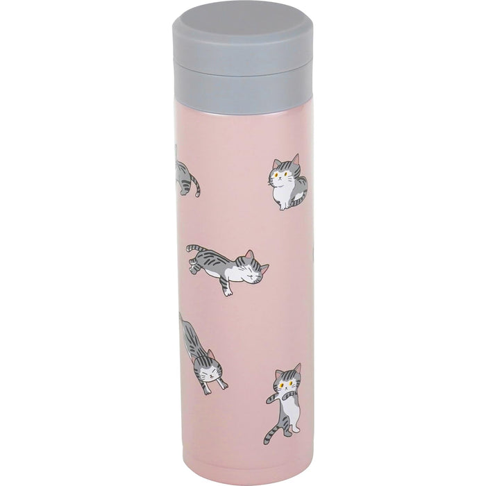 Wahei Freiz 300ml Vacuum Insulated Bottle with Cat Design - Heat & Cold Retention-Kiichin - The #1 Place for Japanese Goods in Your Hand!