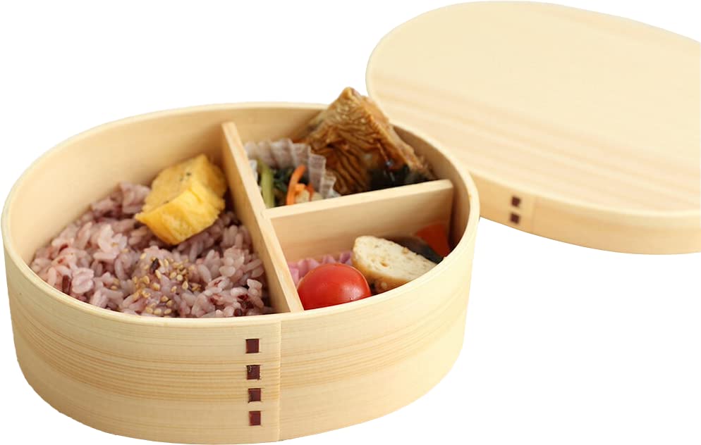 Yamaya Lacquerware Shop Kishu-Magewappa Lunch Box 700Ml Plain Wood Japan-Kiichin - The #1 Place for Japanese Goods in Your Hand!