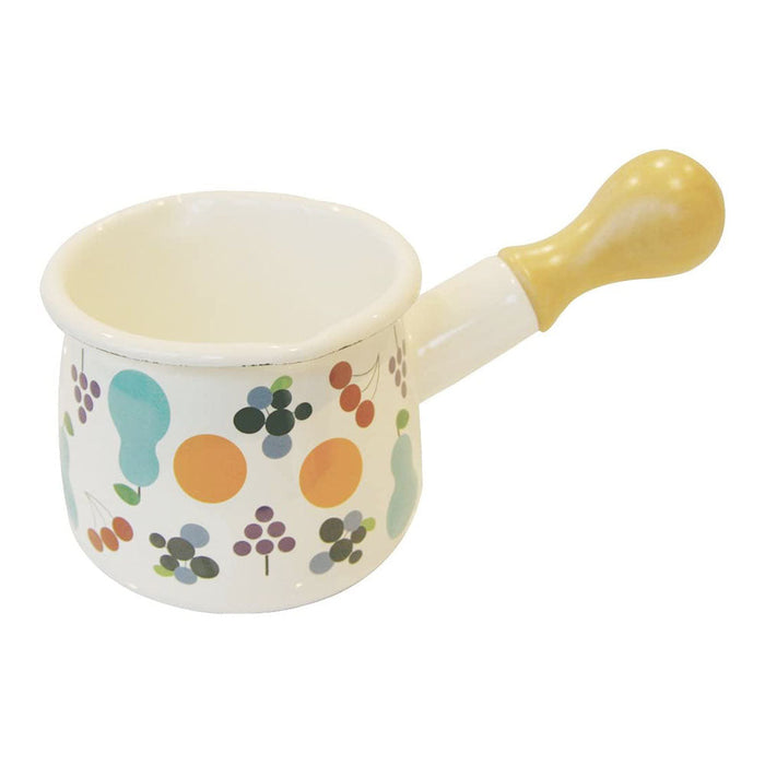 Yutaka Horo Japan Enameled Petit Milk Pan Fruit - Plune-Kiichin - The #1 Place for Japanese Goods in Your Hand!