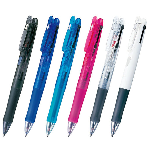 Zebra 2-Color Ballpoint Pen Set 10 Pieces Clip-On G2C Transparent Model B-B2A3-C-Kiichin - The #1 Place for Japanese Goods in Your Hand!