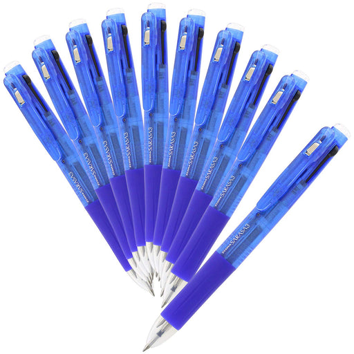 Zebra Sarasa 3 Ballpoint Pen 0.5mm 3-Color White Pack of 10-Kiichin - The #1 Place for Japanese Goods in Your Hand!