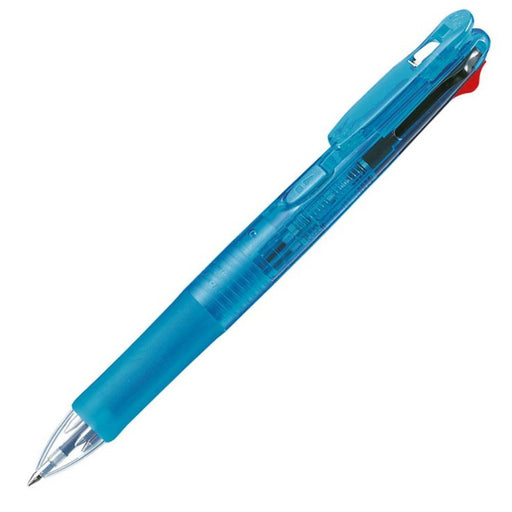 Zebra 10-Pack B-B4A3-LB 4-Color Ballpoint Pen Clip-On G4C Light Blue-Kiichin - The #1 Place for Japanese Goods in Your Hand!