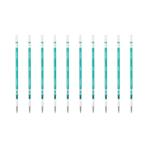 Zebra Sarasa Select Blue-Green Ballpoint Pen Refill 0.5mm Lead Pack of 10-Kiichin - The #1 Place for Japanese Goods in Your Hand!