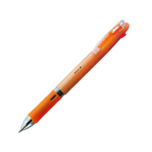 Zebra B4A5-Wor Slim 4C Clip-On Pastel Orange - Durable Compact Design-Kiichin - The #1 Place for Japanese Goods in Your Hand!
