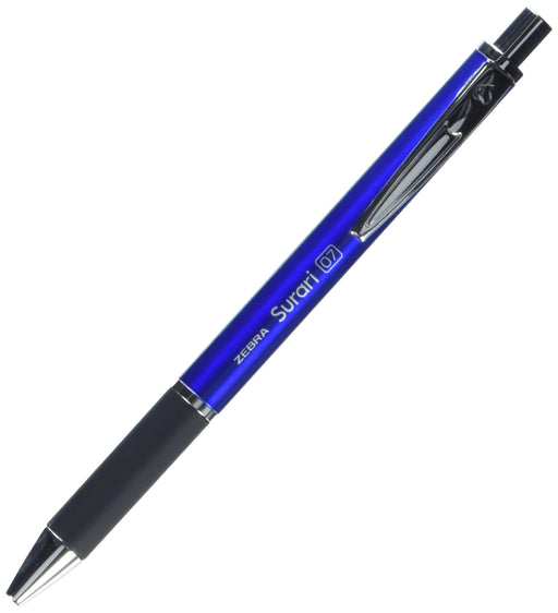 Zebra Surari 300 Blue Body Ballpoint Pen with 0.7mm Point Emulsion Ink-Kiichin - The #1 Place for Japanese Goods in Your Hand!