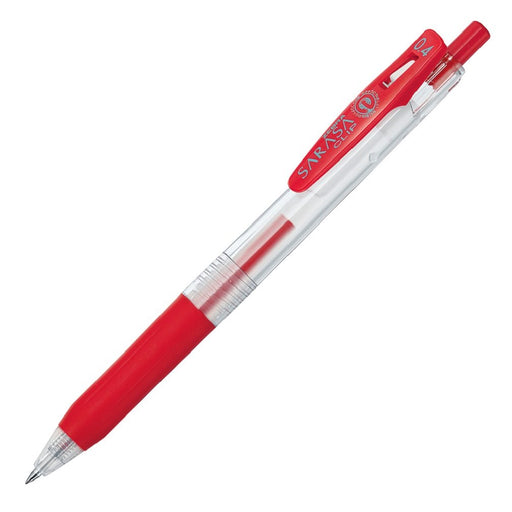 Zebra 10-Pack Sarasa Clip Red Gel Ballpoint Pens 0.4 B-Jjs15-R-Kiichin - The #1 Place for Japanese Goods in Your Hand!