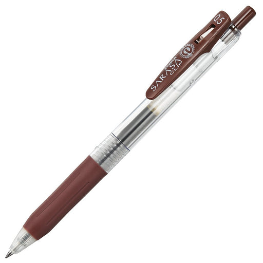 Zebra Sarasa Clip Gel Ballpoint Pen 0.5mm Brown Pack of 10-Kiichin - The #1 Place for Japanese Goods in Your Hand!