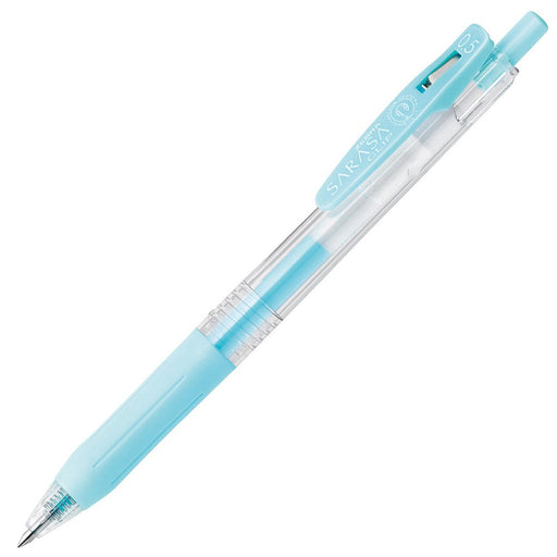 Zebra Sarasa Clip Gel Ballpoint Pen 0.5 Milk Blue Pack of 10-Kiichin - The #1 Place for Japanese Goods in Your Hand!