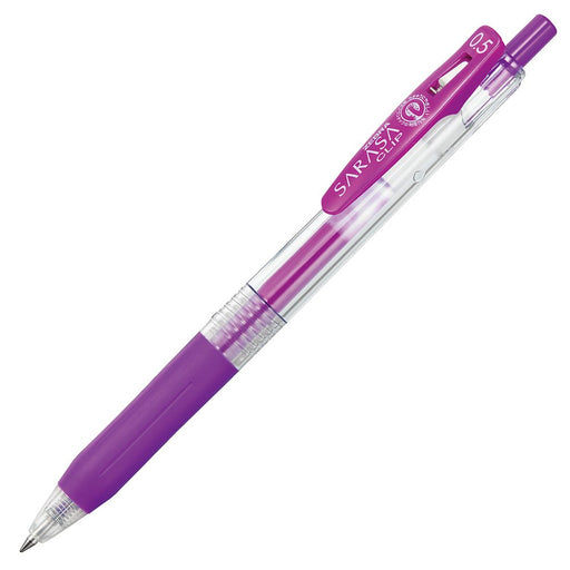 Zebra Sarasa Clip Gel Ballpoint Pen 0.5mm Pack of 10 Purple Ink-Kiichin - The #1 Place for Japanese Goods in Your Hand!