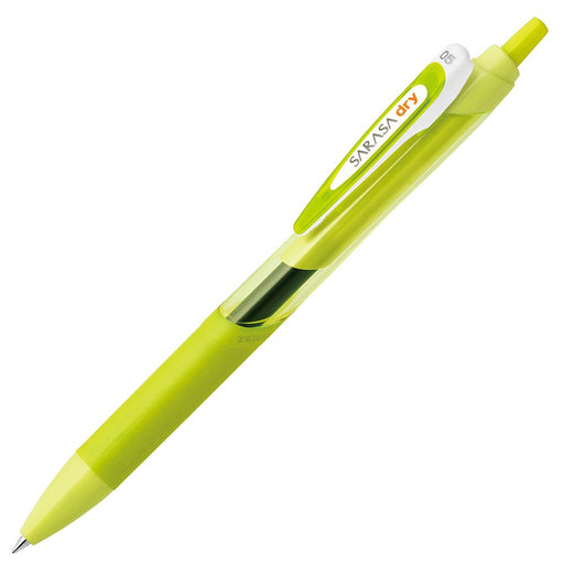 Zebra Sarasa Dry 0.5mm Lime Green Gel Ballpoint Pens Pack of 10-Kiichin - The #1 Place for Japanese Goods in Your Hand!