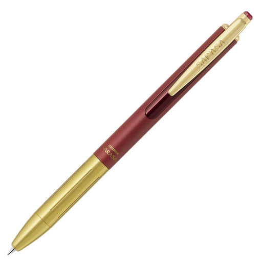 Zebra Sarasa Grand Gel Ballpoint Pen 0.5mm Antique Red Black Color-Kiichin - The #1 Place for Japanese Goods in Your Hand!