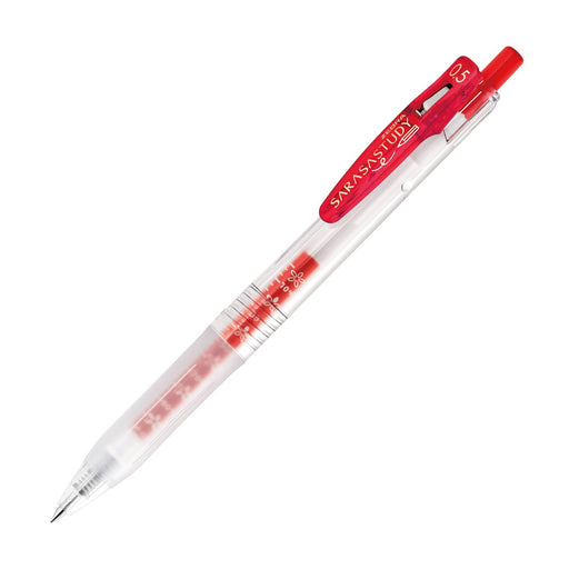 Zebra Sarasa Study Gel Ballpoint Pens 0.5mm Red Pack of 10-Kiichin - The #1 Place for Japanese Goods in Your Hand!
