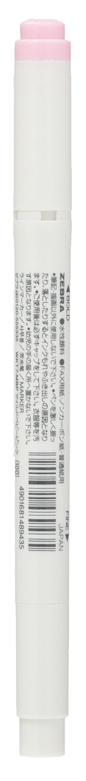 Zebra Mild Liner Highlighter Set Mild Baby Pink 10 Pieces-Kiichin - The #1 Place for Japanese Goods in Your Hand!