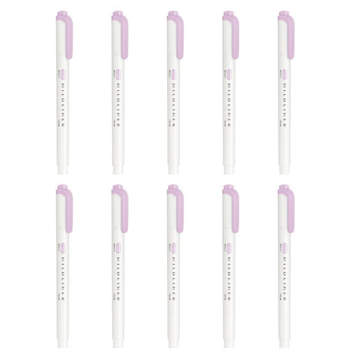 Zebra Mildliner Highlighters Dry Lac 10 piece set - B-Wkt7-Mll-Kiichin - The #1 Place for Japanese Goods in Your Hand!