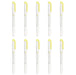 Zebra 10-Pack Mild Sherbet Yellow Highlighter Liners B-Wkt7-Msy Series-Kiichin - The #1 Place for Japanese Goods in Your Hand!
