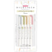 Zebra Mild Liner 5-Color Set Natural Tones - Zebra Brand Highlighters-Kiichin - The #1 Place for Japanese Goods in Your Hand!