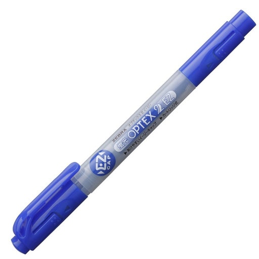Zebra Optex 2 Ez Dark Blue Highlighter Pack 10 Pieces - B-Wkt11-Db-Kiichin - The #1 Place for Japanese Goods in Your Hand!