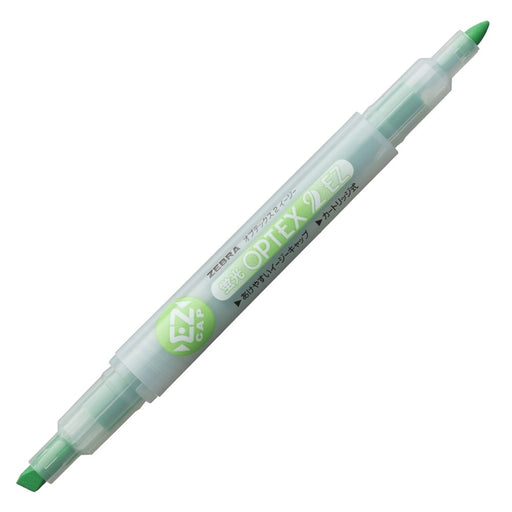 Zebra Optex 2 EZ Green Highlighter Set 10 Pieces B-WKT11-G Series-Kiichin - The #1 Place for Japanese Goods in Your Hand!