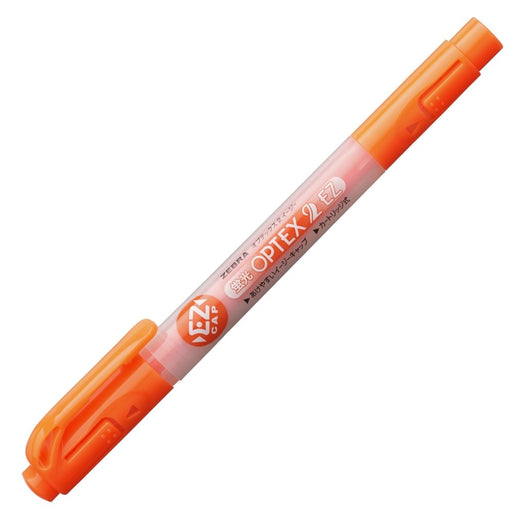 Zebra Optex 2 Ez Orange Highlighter Set - 10 Pieces B-Wkt11-Or Zebra-Kiichin - The #1 Place for Japanese Goods in Your Hand!