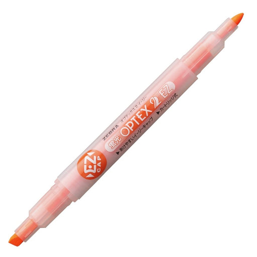 Zebra Optex 2 Ez Orange Highlighter Set - 10 Pieces B-Wkt11-Or Zebra-Kiichin - The #1 Place for Japanese Goods in Your Hand!