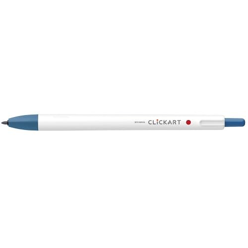 Zebra Clickart Blue Gray Water-Based Knock Type Color Pen Wyss 22 BGR-Kiichin - The #1 Place for Japanese Goods in Your Hand!