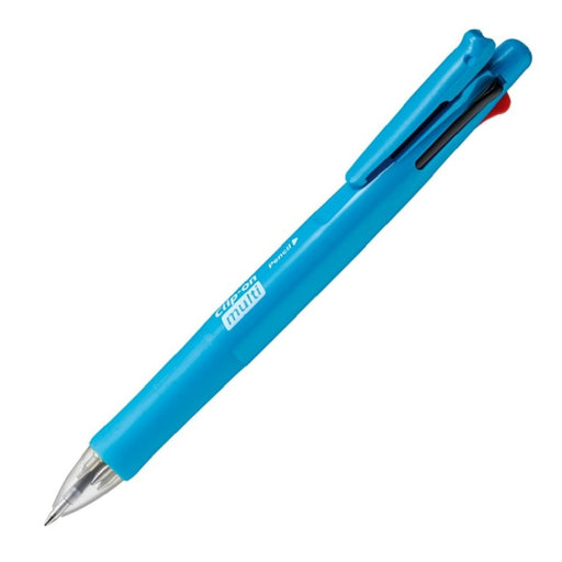 Zebra Multi-Function 4-Color Pen with Sharp Clip-On Fresh Blue - Zebra Pb4Sa1Fbl-Kiichin - The #1 Place for Japanese Goods in Your Hand!