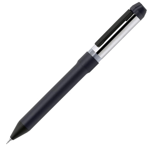 Zebra Dark Tone Series Multi-Function Pen Shabo Nu 0.5mm in Stainless Black-Kiichin - The #1 Place for Japanese Goods in Your Hand!