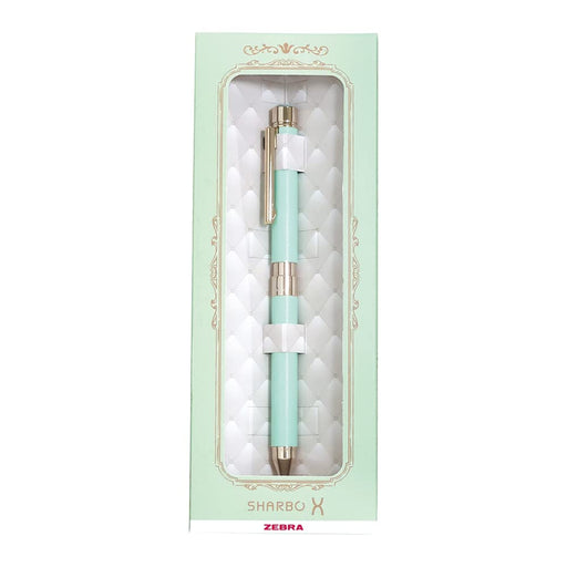 Zebra Shabo X SL6 Multi-Function Pen Mint Green with Leather Gift Set & Refills-Kiichin - The #1 Place for Japanese Goods in Your Hand!