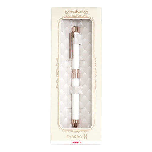 Zebra Shabo X SL6 Multi-Function Pen Gift Set with White Leather Refill SB36-GS-LW-Kiichin - The #1 Place for Japanese Goods in Your Hand!