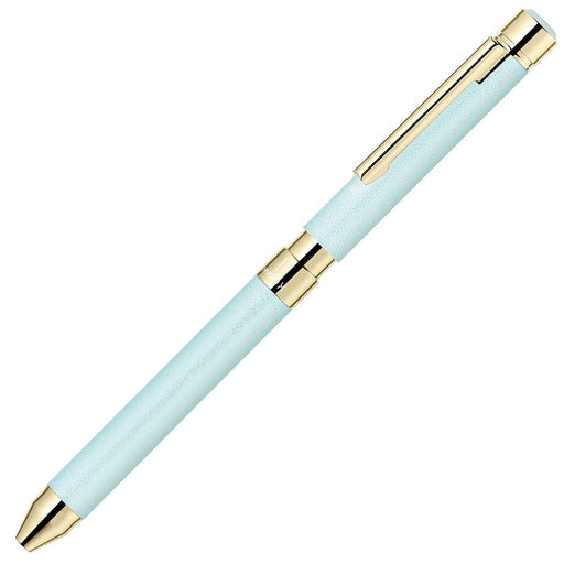 Zebra Shabo X SL6 Multi-Function Pen in Leather Pale Blue SB36-LPB-Kiichin - The #1 Place for Japanese Goods in Your Hand!
