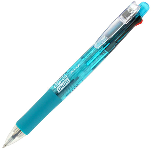 Zebra 4-Color Multifunctional Pen with Sharp Clip-On Light Blue-Kiichin - The #1 Place for Japanese Goods in Your Hand!