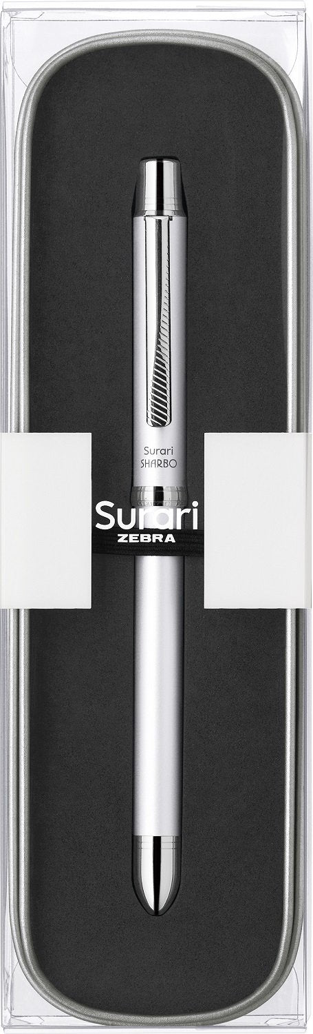 Zebra Shabo 2000 Silver Multifunctional Pen Limited Color Pc-Sb27-S-Kiichin - The #1 Place for Japanese Goods in Your Hand!