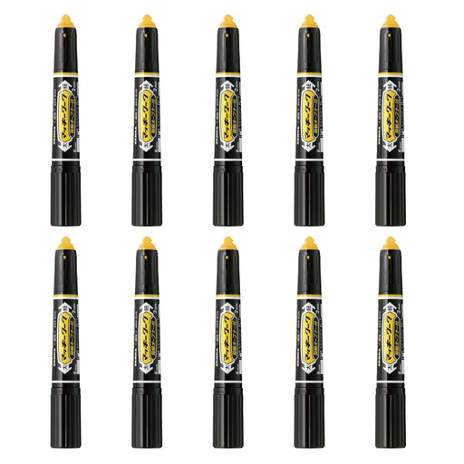 Zebra Mackie Work Oil Pen Set in Black - Pack of 10 Bp-Yyt21-Bk Model-Kiichin - The #1 Place for Japanese Goods in Your Hand!