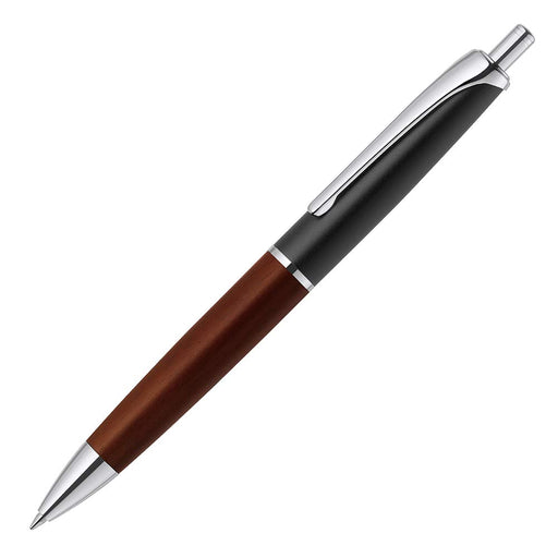 Zebra Fillare Wood Ballpoint Pen 0.7mm Oil-Based Black Ink Knock Type-Kiichin - The #1 Place for Japanese Goods in Your Hand!