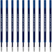 Zebra Bren NC-0.5 Blue Ballpoint Pen Refill Oil-Based Pack of 10-Kiichin - The #1 Place for Japanese Goods in Your Hand!