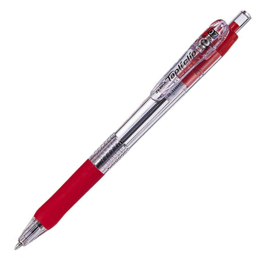 Zebra Red Oil-Based Ballpoint Pen 0.7mm with Tapli Clip - P-Bn5-R-Kiichin - The #1 Place for Japanese Goods in Your Hand!