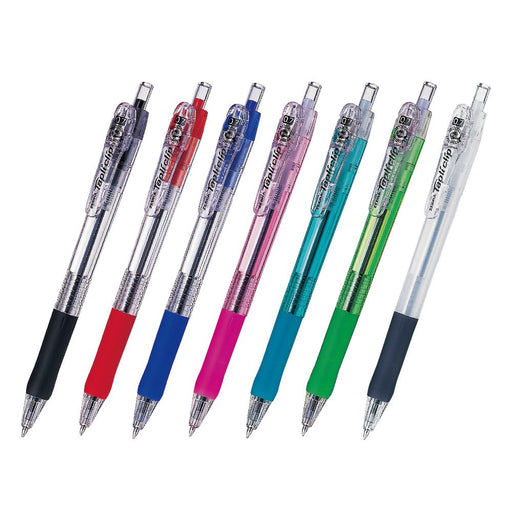 Zebra Tapuri Clip 0.7 Black Oil-Based Ballpoint Pen 5 Pieces Set-Kiichin - The #1 Place for Japanese Goods in Your Hand!