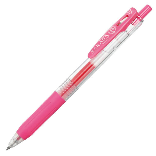 Zebra Sarasa Clip 0.5 Pink Gel Ballpoint Pen Water-Based Ink-Kiichin - The #1 Place for Japanese Goods in Your Hand!