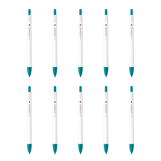 Zebra Clickart Blue Green Water-Based Pen Pack of 10 B-Wyss22-Bg-Kiichin - The #1 Place for Japanese Goods in Your Hand!