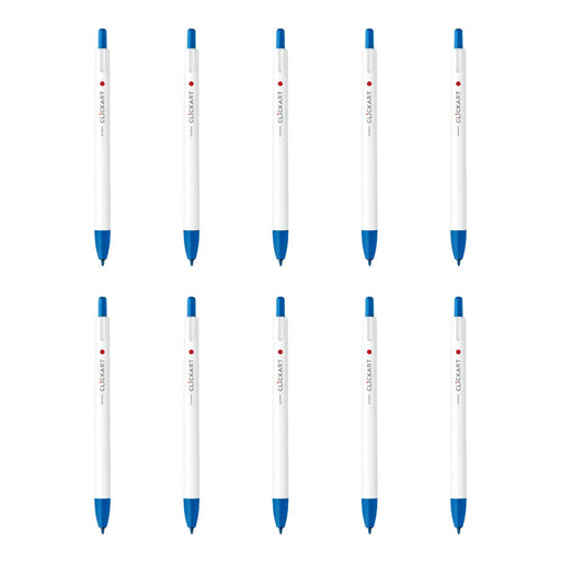 Zebra Clickart Pale Blue Water-Based Pens Pack of 10-Kiichin - The #1 Place for Japanese Goods in Your Hand!