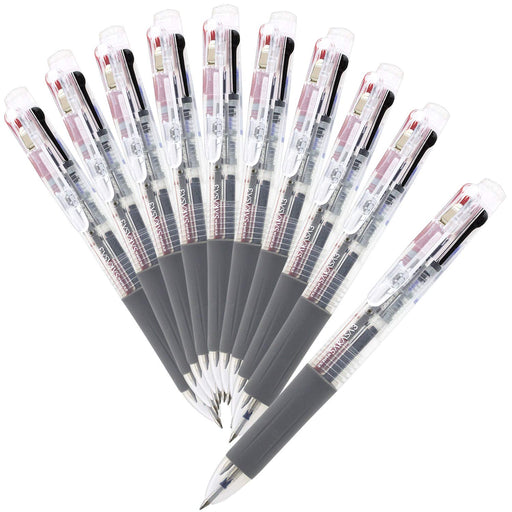 Zebra Sarasa 3-Color Ballpoint Pen 0.5mm Transparent Set of 10-Kiichin - The #1 Place for Japanese Goods in Your Hand!
